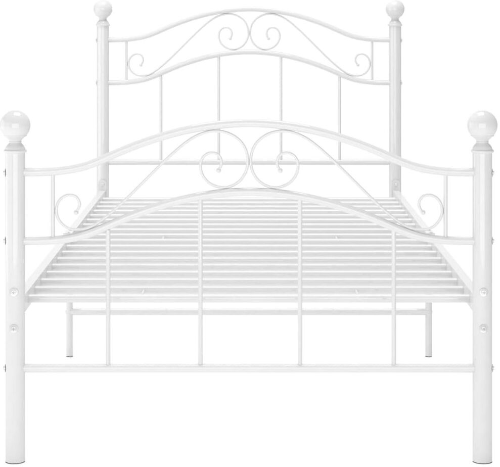 Rosalind Wheeler Gapspard Bed White 100 x 200cm