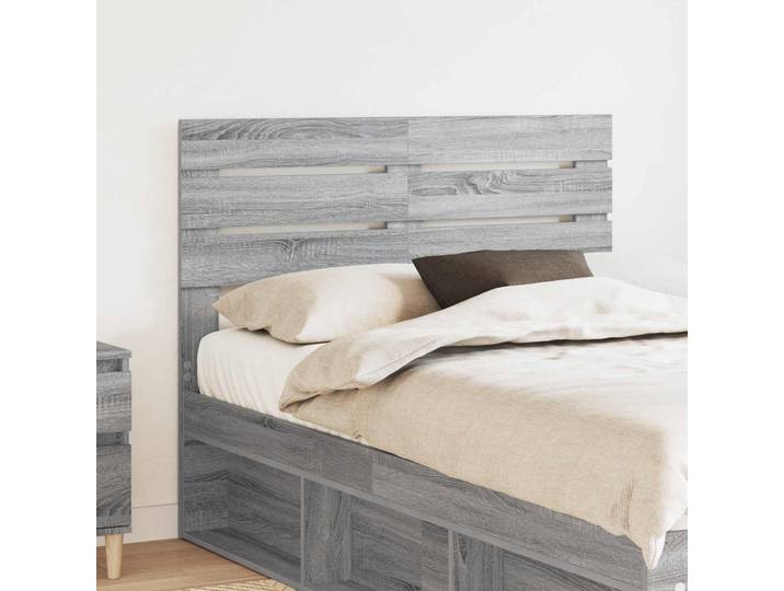 vidaXL Kopfteil Graues Sonoma Holzwerkstoff
