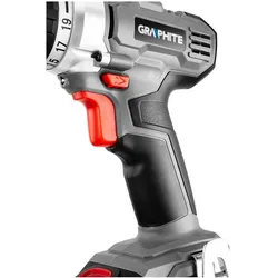 Graphite, Bohrmaschine + Akkuschrauber, Cordless drill Energy + 18V, removable gripper 10 mm, plus angle adapter and adapter (Bohrschrauber)