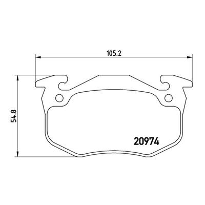 MAGNETI MARELLI Bremsbelagsatz, Scheibenbremse 363700461032 für Citroën Peugeot FENGSHEN RENAULT HSV