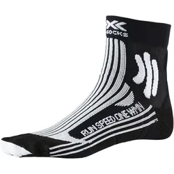 X-SOCKS Run Speed One Laufsocken Damen opal black/arctic white 35-36