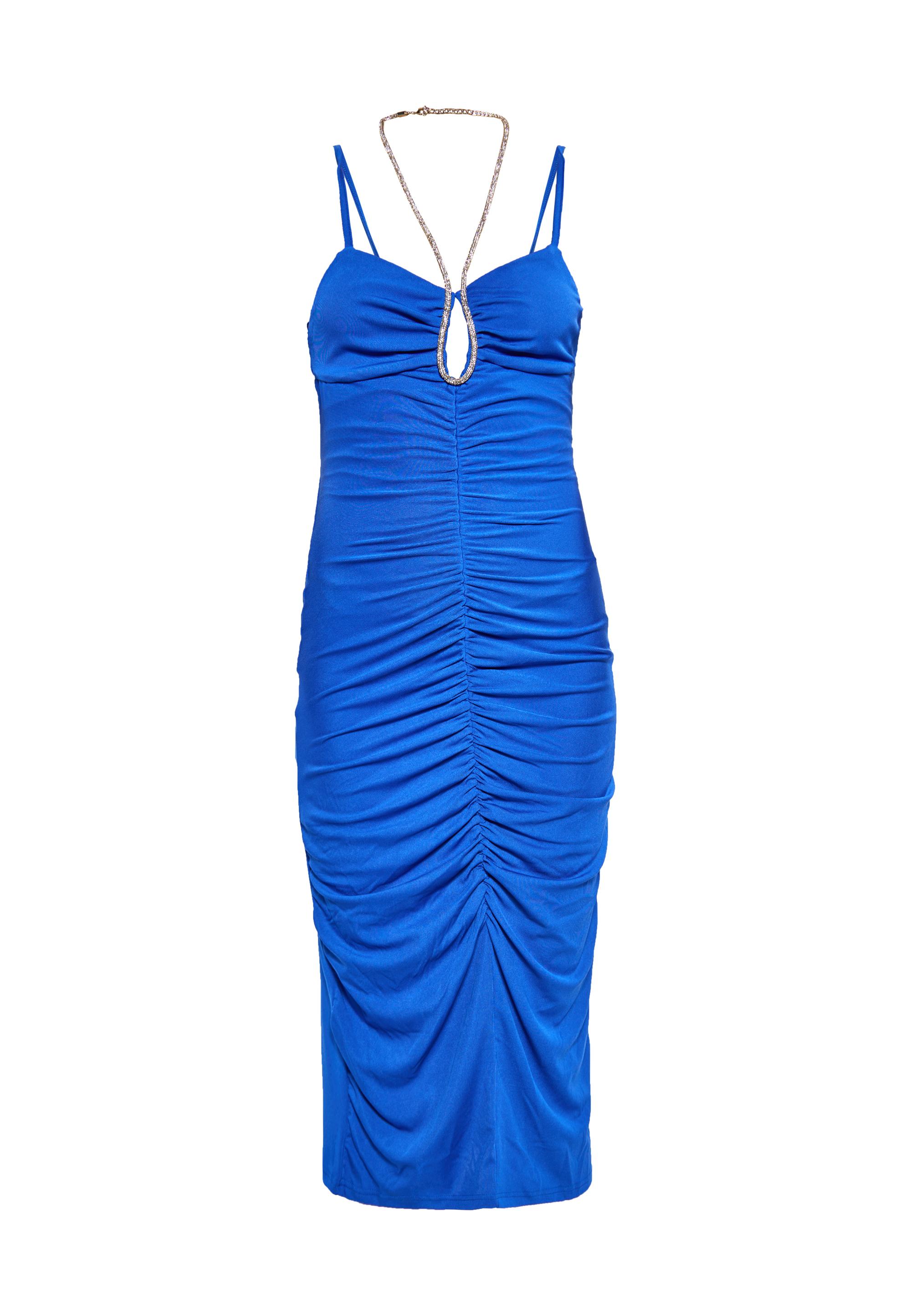 Faina Jurk Dames KONING BLAUW