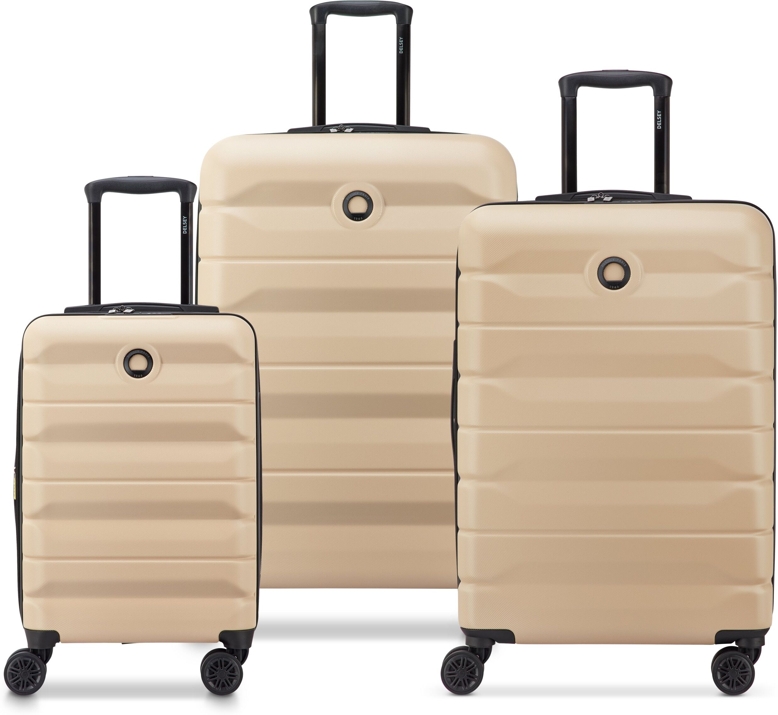 Delsey Air Armour 3 Piece Luggage Set - Warm Sand