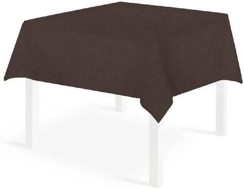 Pack Service Tovaglia Monolin Cacao 150x150 cm 12 Pezzi