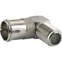 Schwaiger F-Quick Winkeladapter silber