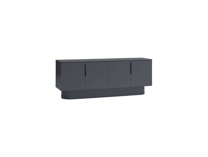 Grosses Design Sideboard „Totem“ Anthrazit Teulat