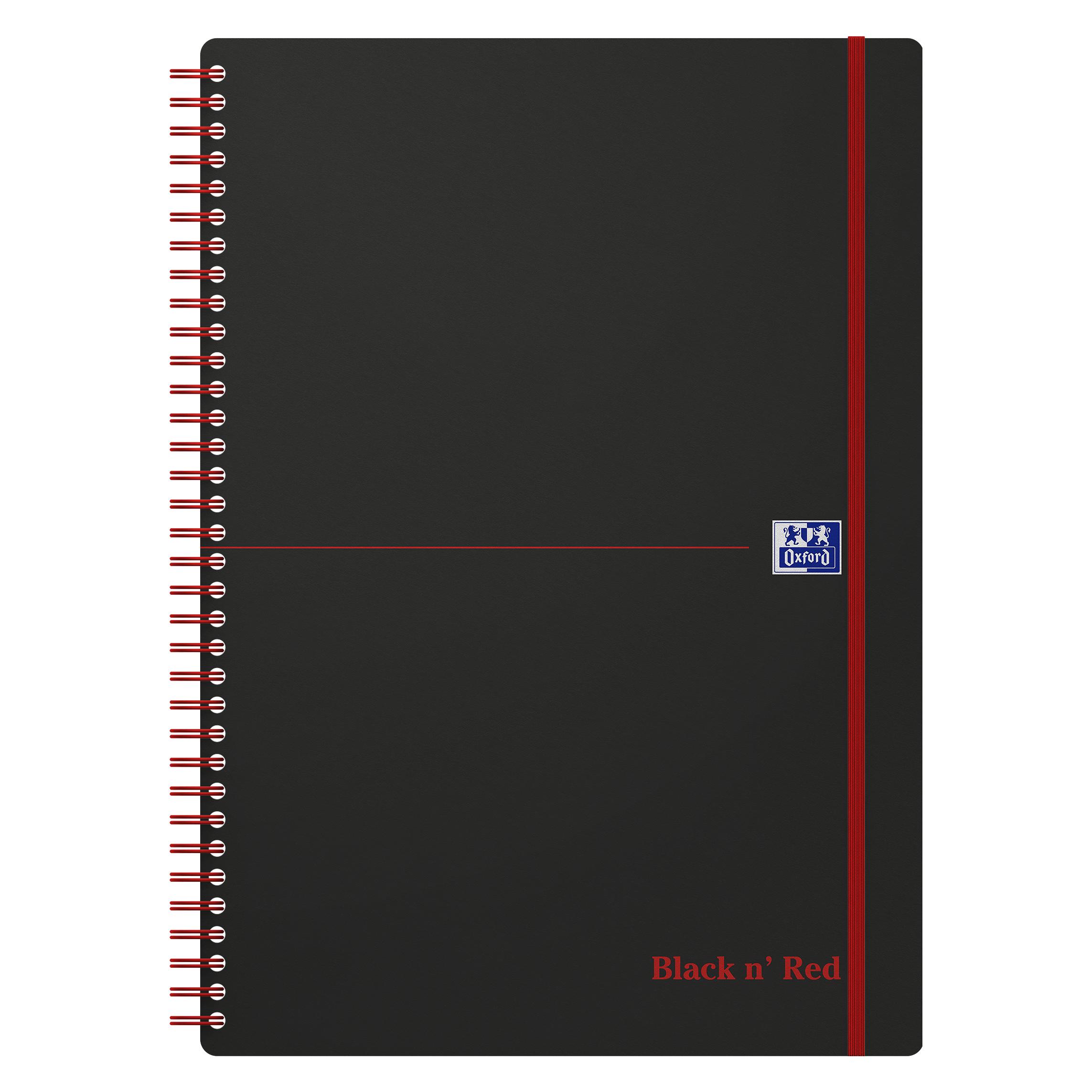 Oxford Black 'n Red (A4, Liniert, Weicher Einband) (400047653)