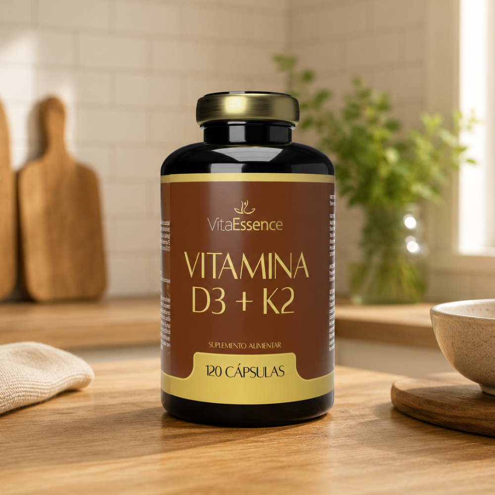 VitaEssence Vitamin D3 + K2 Wellness Food Supplement 120&nbsp;caps.