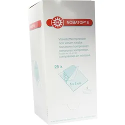 Nobatop 8 5x5cm 5 Sterile Kompressen pro Set 125 ST