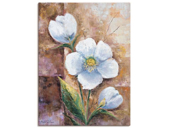 Leinwandbild ARTLAND Es ist ein Traum , weiss (farbe bild(er): weiß), B:45cm H:60cm, Bilder, Leinwandbild, auf Holzrahmen gespannt