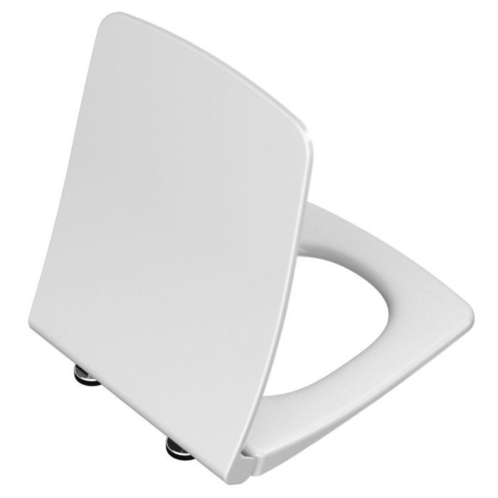 Vitra Metropole WC-Sitz 122-001R409 mit Absenkautomatik, mit Schnellverschluss, Duroplast, edelweiß