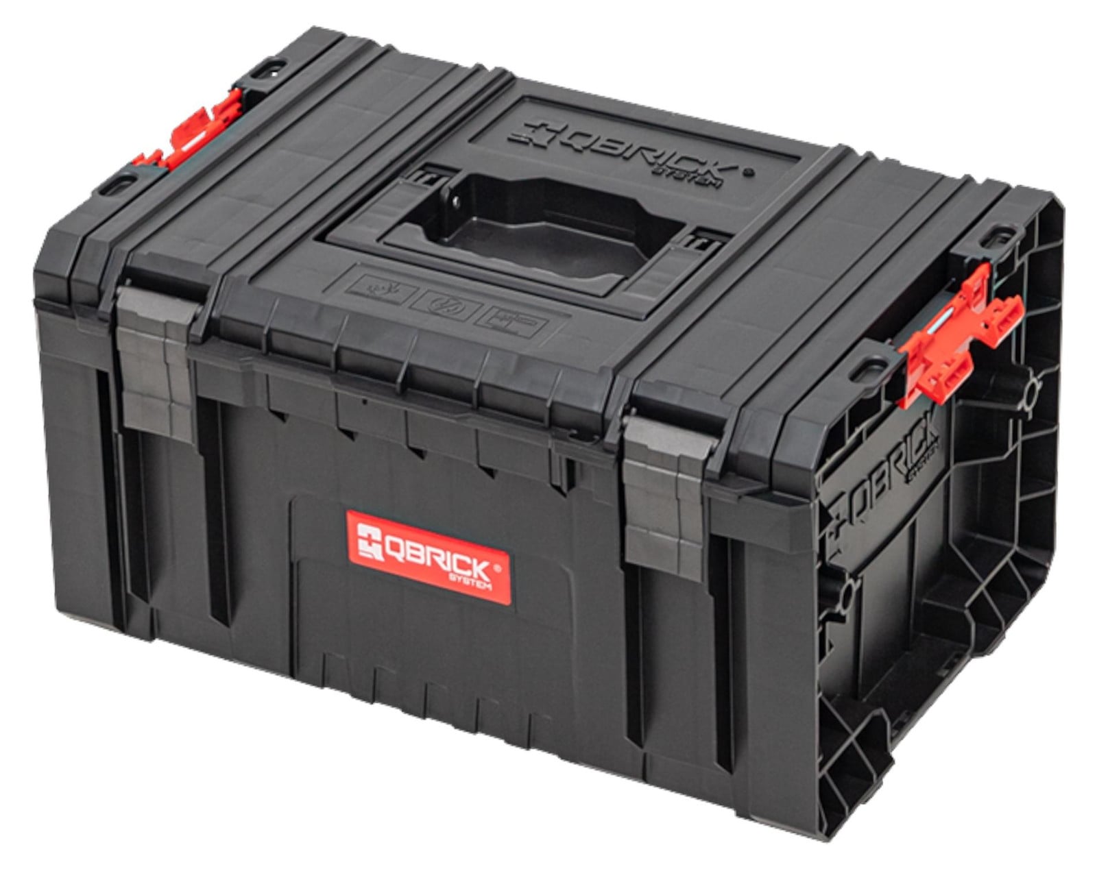 Qbrick System PRO Toolbox 2.0 stapelbare gereedschapskist, 19 l, IP54, B/D/H: 450 x 334 x 240 mm