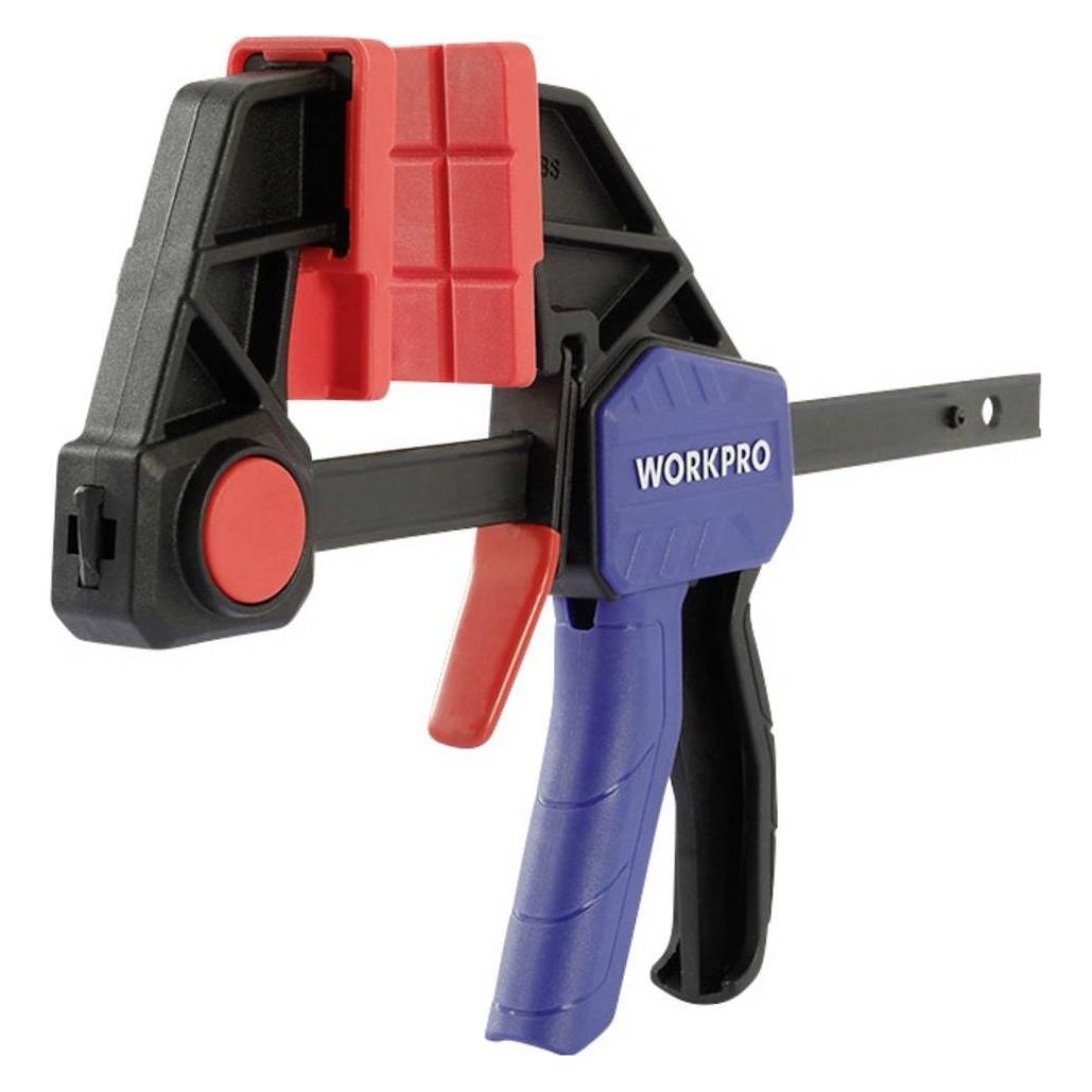 Workpro Einhandzwinge Heavy Duty 150 mm WP232039 Produktabmessung, Länge: 150 m (150 mm) (WP232039)