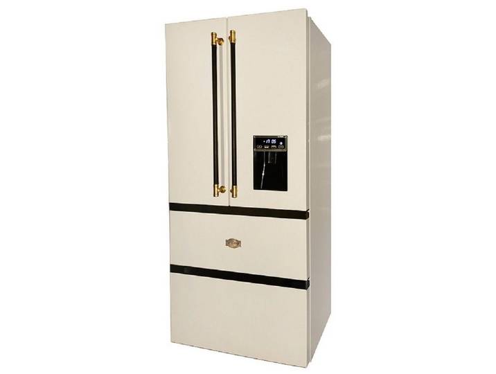 Kaiser Küchengeräte Kühlschrank Retro Kühlschrank, 183 cm hoch, 83 cm breit,No Frost 506 L KS 80425 ElfEm, 183 cm hoch, 83.6 cm breit, 183 cm hoch, 83 cm breit, Retro Kühlschrank,No Frost 506 L