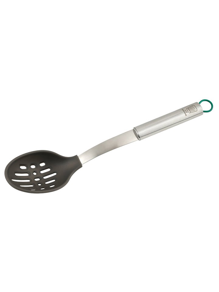 Fackelmann Abseihlöffel "München" in Silber/ Schwarz - (H)32 cm - onesize