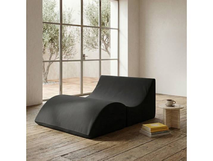 Amorina - Lit Pliable\, Noir\, Rembourré Fabriqué en Italie