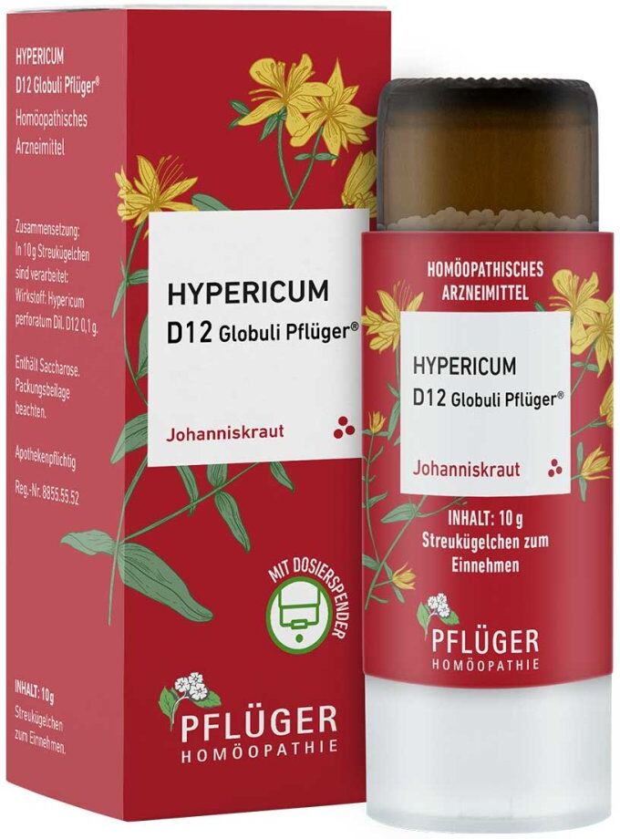 Hypericum D12 Globuli Pflüger Dosierspender
