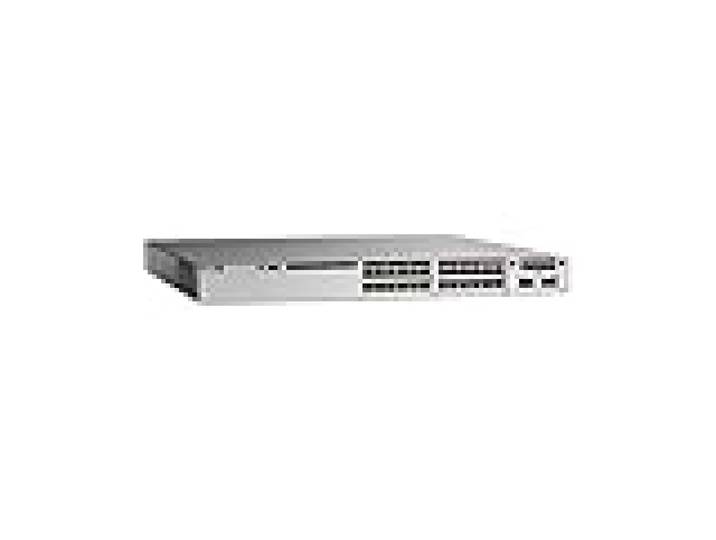 Cisco Catalyst C9300-24UX-E commutateur réseau Géré L2/L3 10G Ethernet (100/1000/10000) Connexion Ethernet, supportant l'alimentation Via ce Port (PoE) 1U Gris