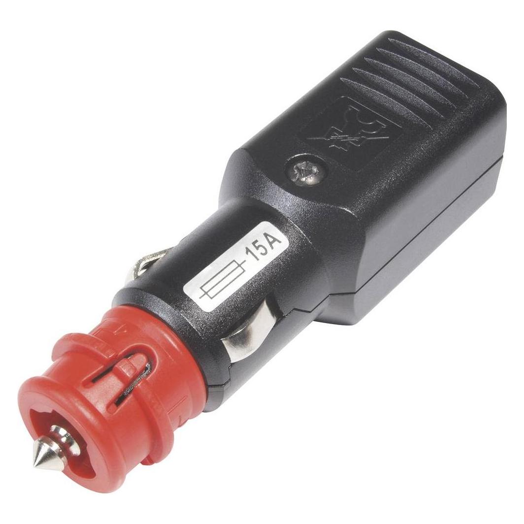 ProCar Universalstecker NG 15A mit zwangsgeführter Zugentlastung, mit Sicherung (67764015)