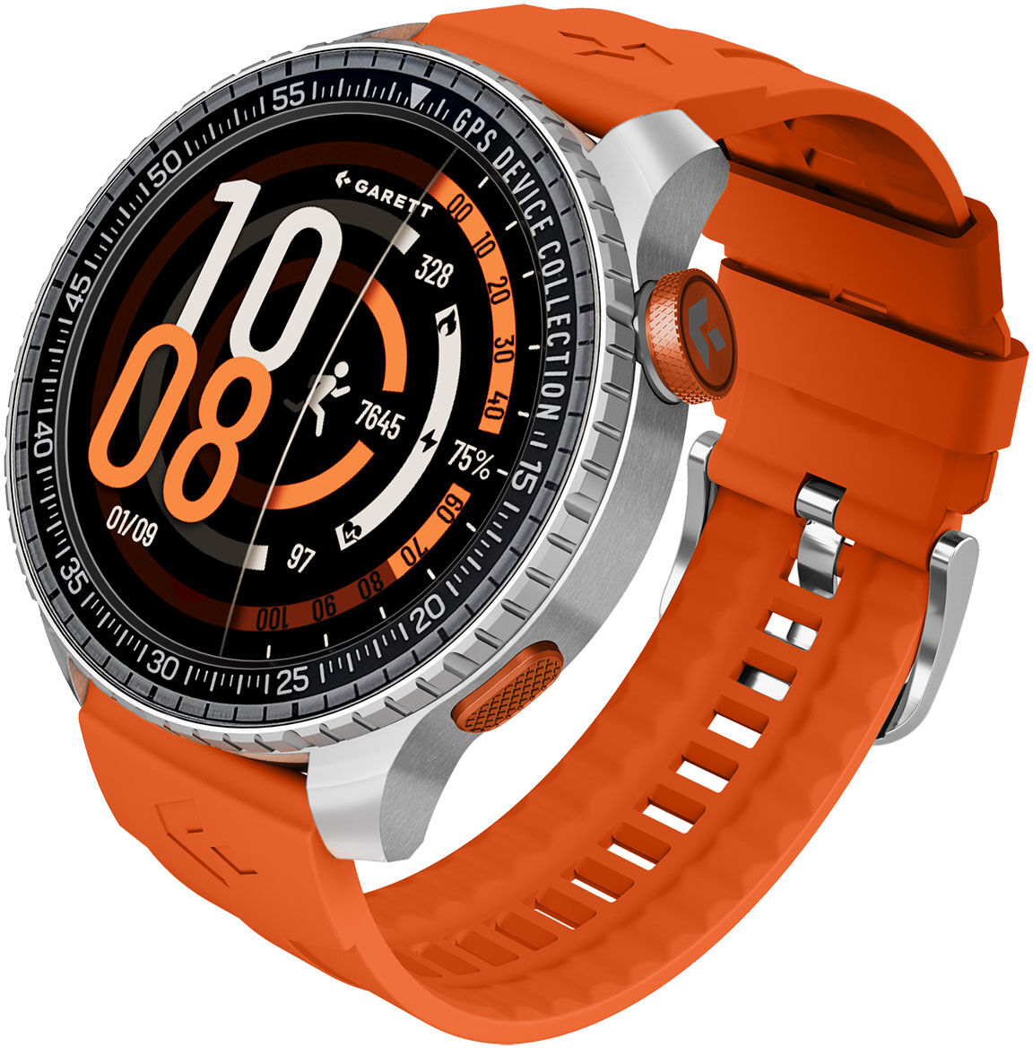 Garett Compass GPS Silver älykello