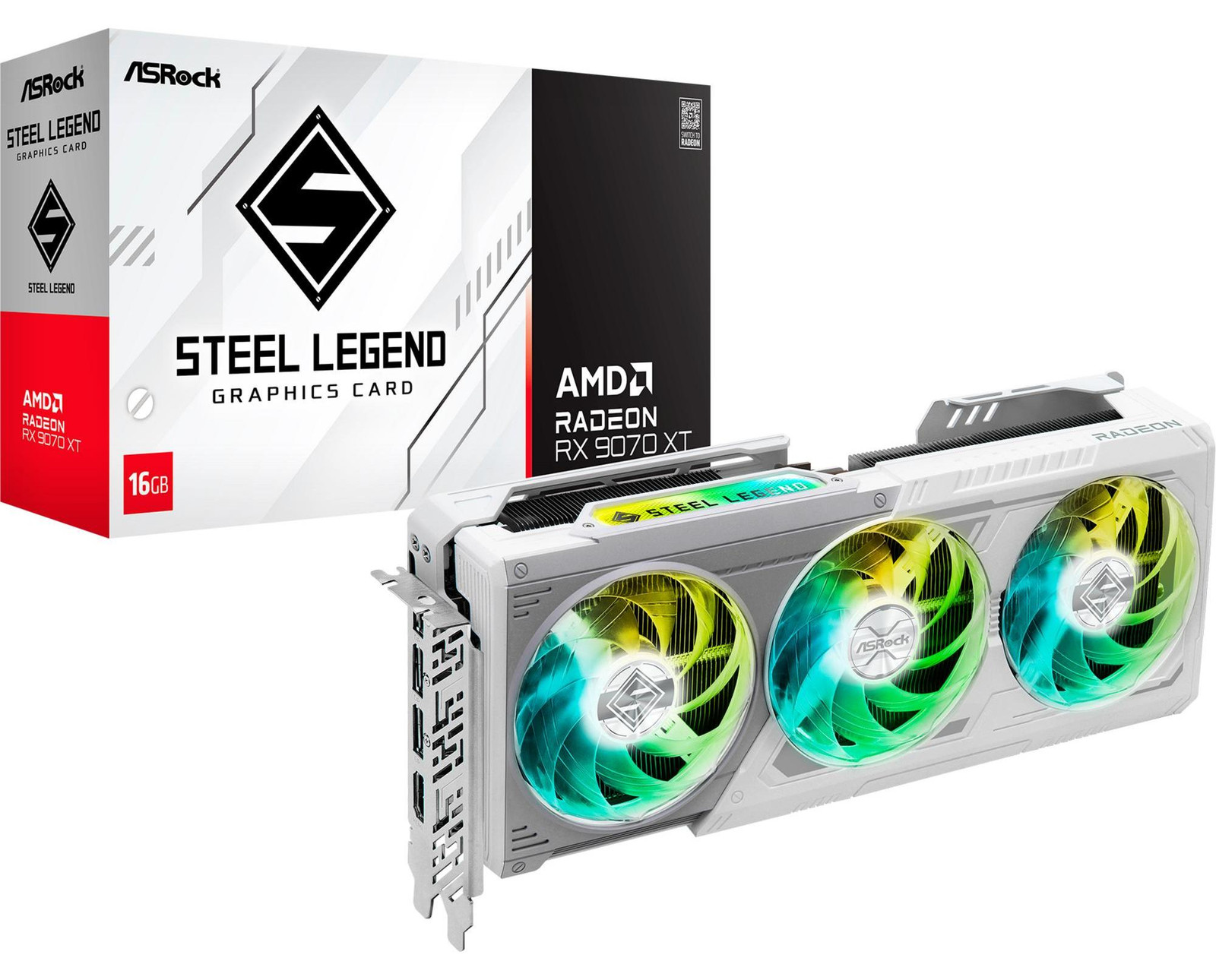 ASRock Steel Legend Radeon RX 9070 XT 16 GB videokaart