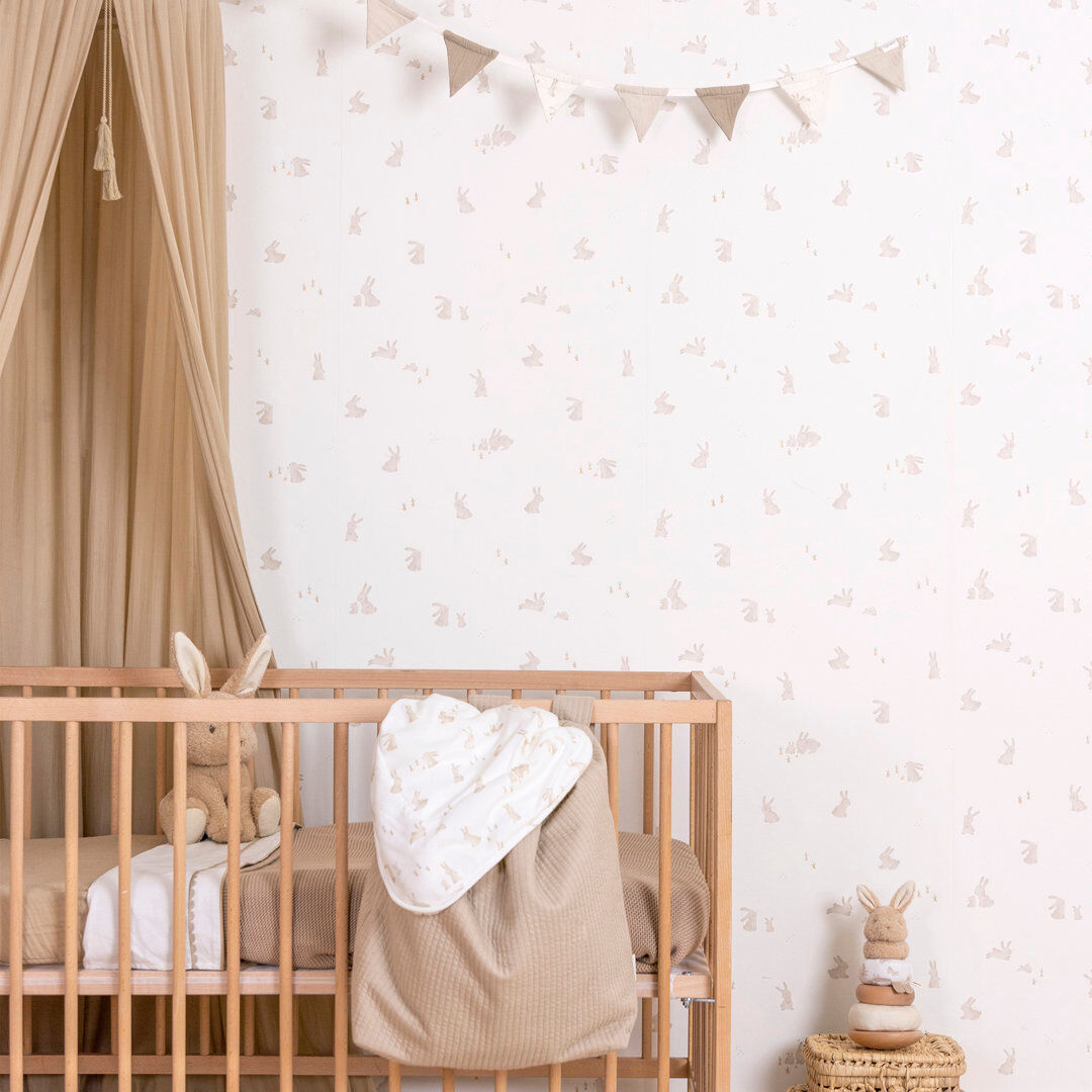 Little Dutch Baby Bunny Wallpaper Beige 1,000cm L