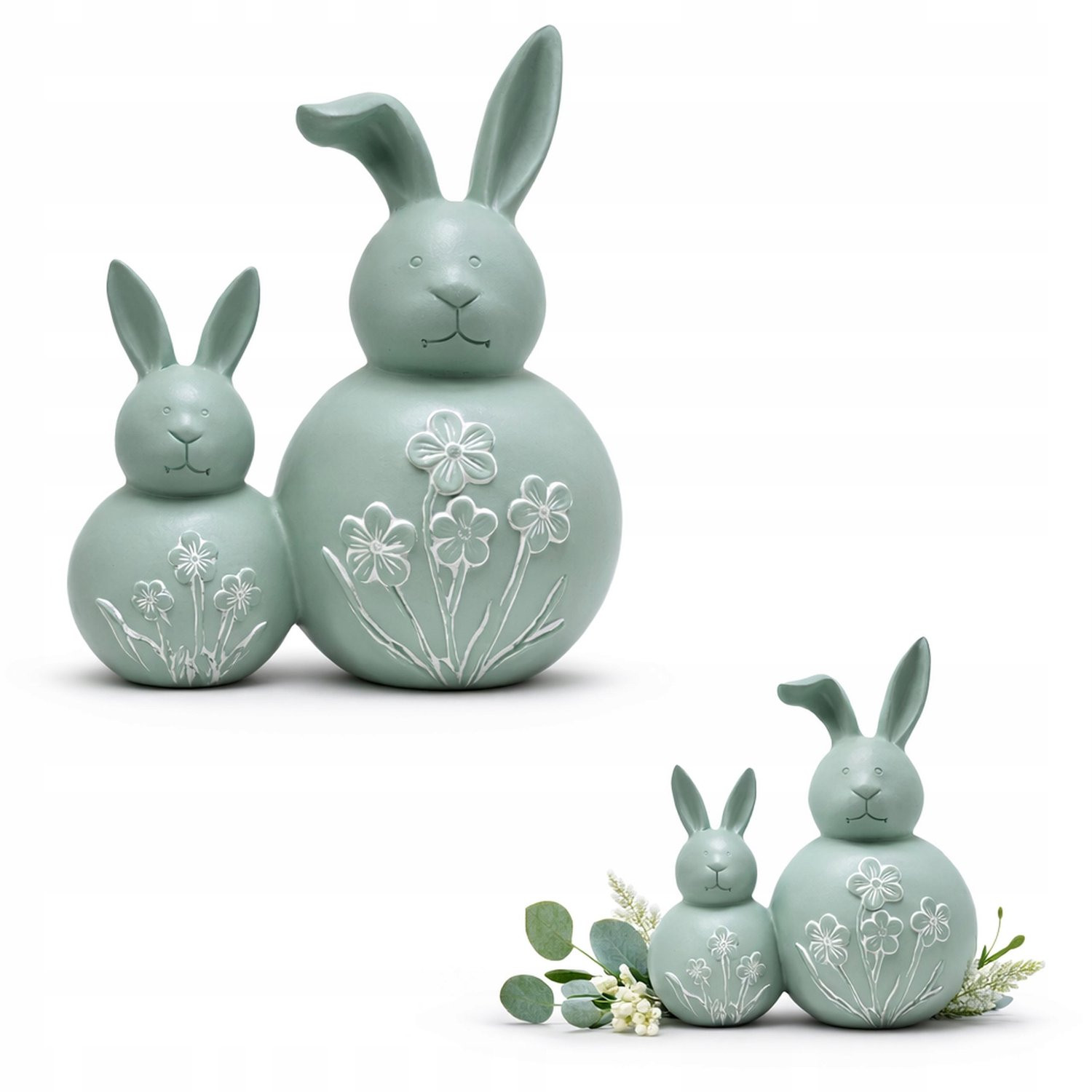 Pastel Duo Konijnen Decoratie en Kraamcadeau