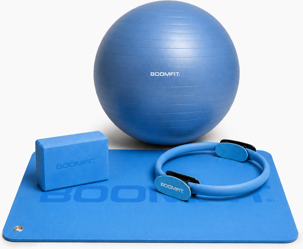 BOOMFIT Bundle: Yoga/Pilates Essentials - Azul