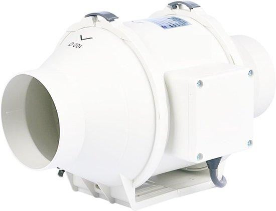 Wit Ventilatiepijp Uitlaat voor Inline Ventilator - 4 Inch
