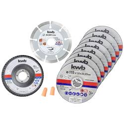 kwb 712041 Trennscheiben-Set 115 mm 10 St. Edelstahl