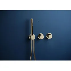 Herzbach MODUL7 Thermostat Fertigset 70.702001.1.03 2/3 Verbraucher PVD Gold