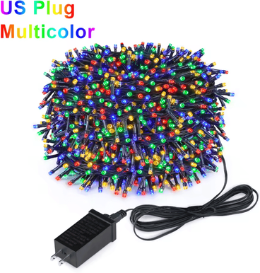 Inspire Curations Waterproof LED Christmas Fairy String Lights rgb us Plug 10m 100leds no Plug