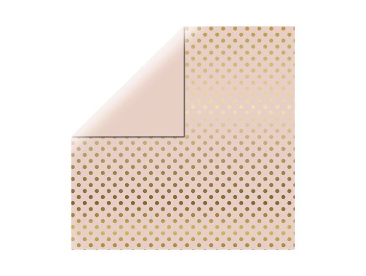 Rayher Scrapbookingpapier Gold Foil Dots 30.5 × 30.5 cm 180 g/m²