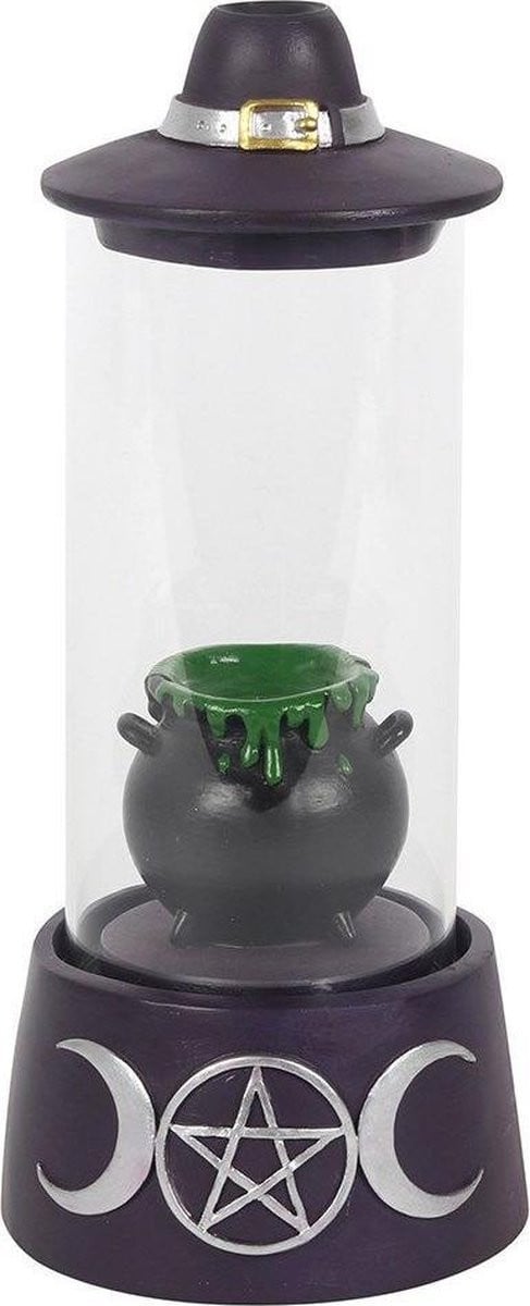 Something Different Backflow Wierookhouder Enclosed Hat and Cauldron Multicolours