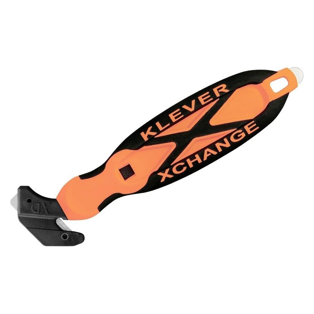 Klever KCJ-XC-65G XChange 65 Sicherheitsmesser Orange-Schwarz, 10 St. (KCJ-XC-65G)