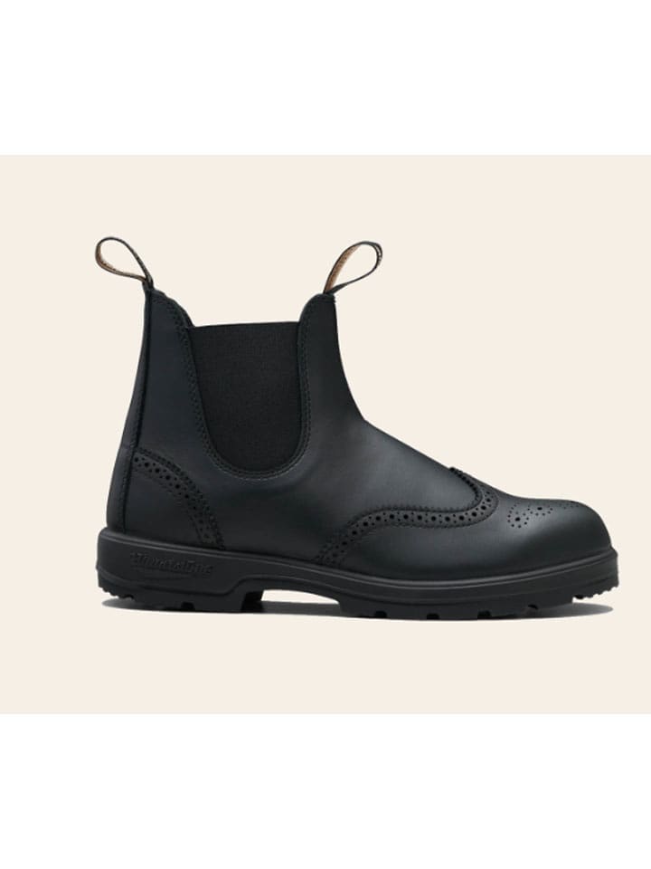 Blundstone Leder-Chelsea-Boots in Schwarz - 36