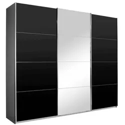 rauch ORANGE Schwebetürenschrank Kulmbach 271 x 229 cm Glas Basalt