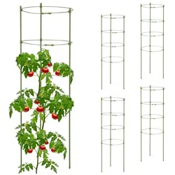 Relaxdays Rankhilfe 5er Set 90 cm Grün