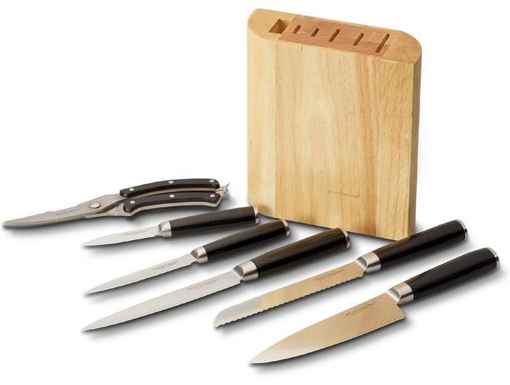 ECHTWERK Messer-Set Echtwerk Damastmesser Set, 7-TLG Messerset inkl. Geflügelschere (7-tlg)
