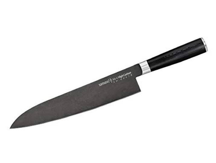 Samura MO-V Steinwash 240 mm Küchenmesser – Präzise Schneidetechnologie aus japanischem Stahl für ausgezeichnete Handhabung und herausragende Leistung in Ihrer Küche.