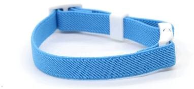 Uplift Essentials Fashion Stretch Elastic Safety Cat Collar blue l