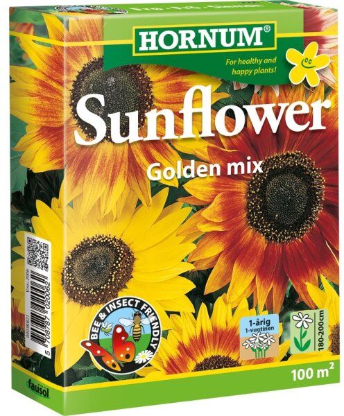 Hornum Blomsterfrøblanding Sunflower, 100 M2