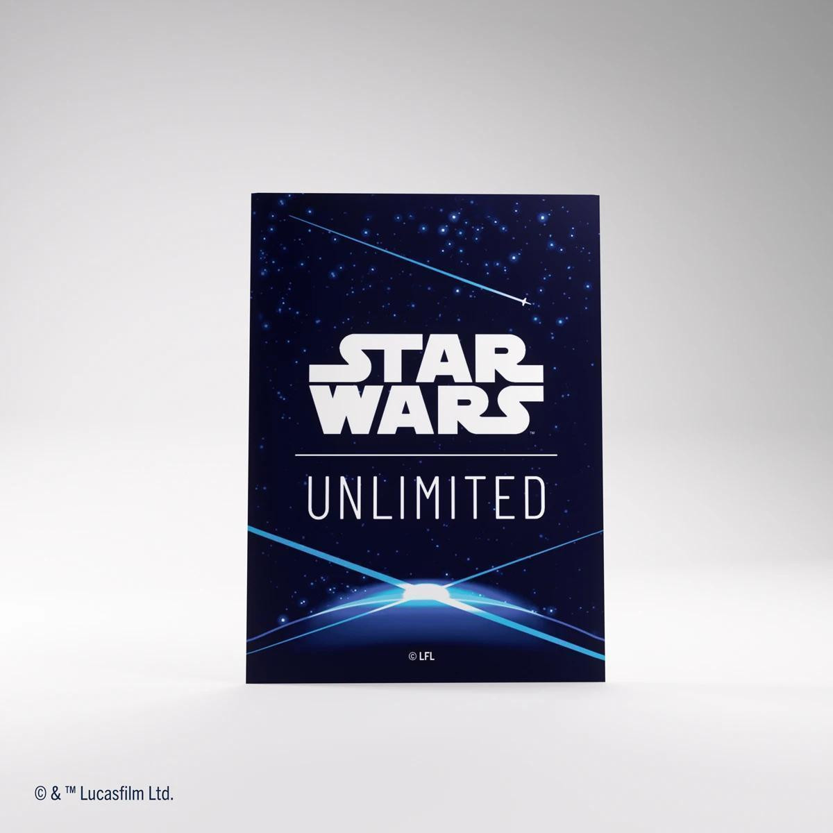 Gamegenic Premium beschermhoezen voor kaarten, blauw, geschikt voor Star Wars: Unlimited