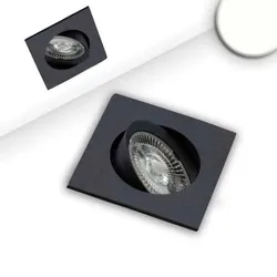ISOLED LED Einbauleuchte Slim68 schwarz, eckig, 9W, neutralweiß, dimmbar ISO-114931