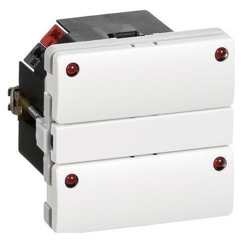 LK FUGA KNX Steuerschalter - 4 Tasten und Status-LED, weiss (507D6611)