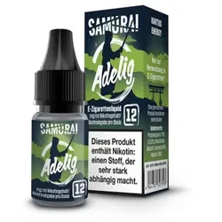 Adelig 10ml Liquid by Samurai Vaping 12mg / 10ml