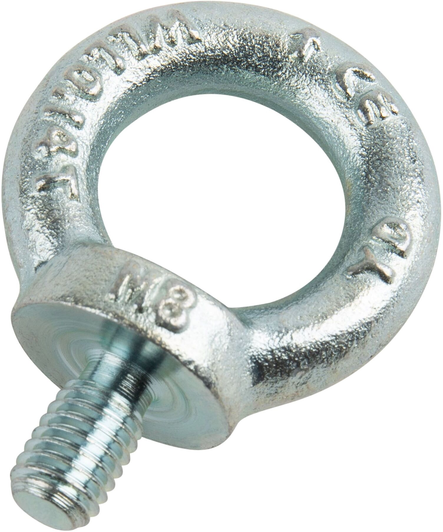 Industrial Quality Supplies Ringschraube DIN 580 VG aus Stahl galvanisch verzinkt (M8 Gewindegröße) für Hebezwecke (005803100080000)