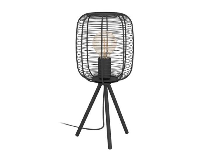 EGLO Stativ Tischlampe Rinroe, dreibeinige Nachttischlampe