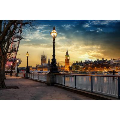 Fototapete PAPERMOON "London", bunt, B:2m L:1,49m, Vlies, Tapeten