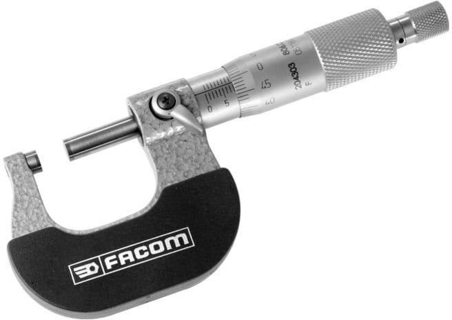 Facom Micromètre 1/100 mm 0 - 25 mm (806.C25)